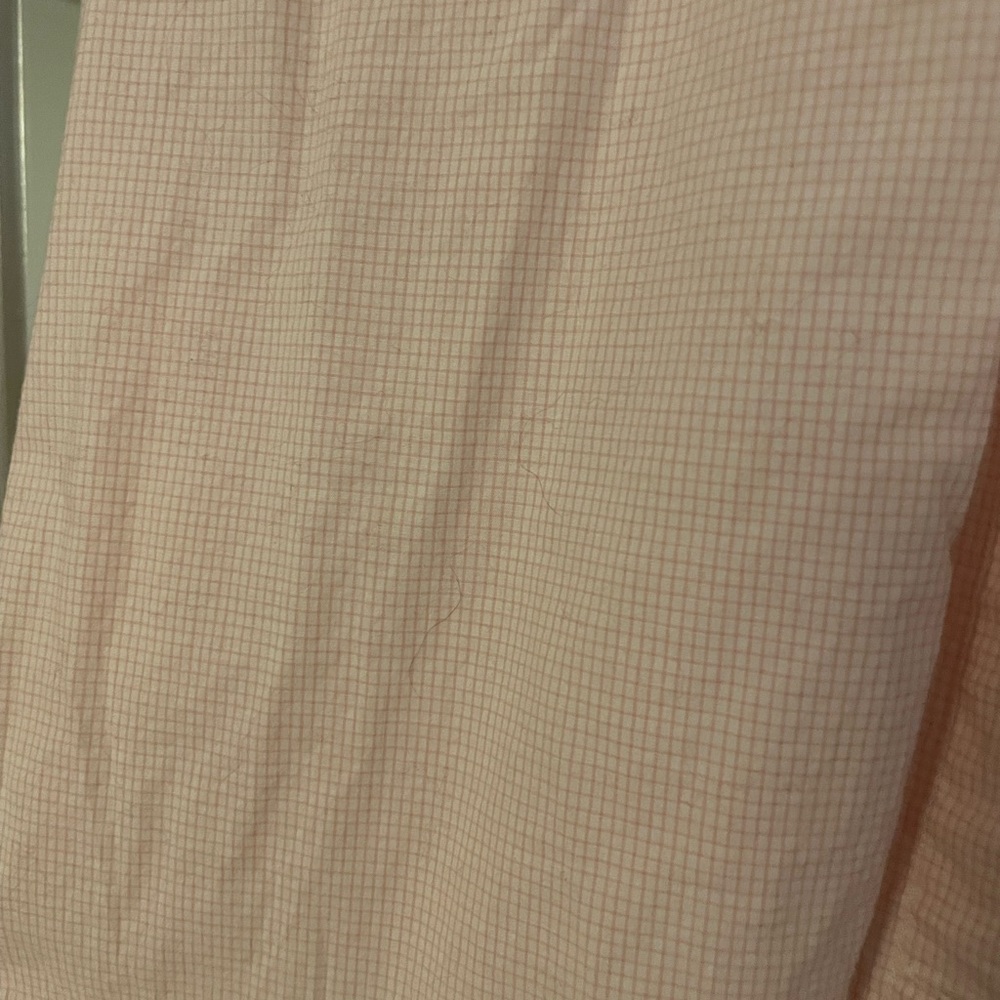 Gap Men's Light Pink Grid Pattern Button Down Shi… - image 2